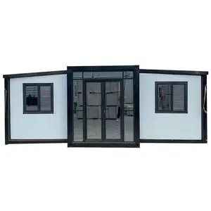 40Ft Luxury Villa Ready Made Prefab Expandable Container Home For Sale 2 3 4 5 Bedroom Prefabricated Tiny Mobile House Price
