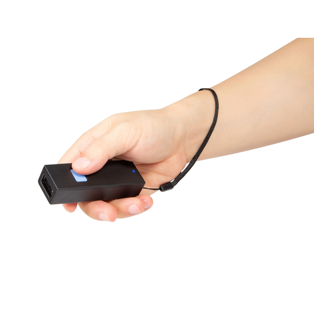 Mini 3-in-1 Barcode Scanner 1D/2D/QR Bar Code Reader Portable Blue Tooth 2.4G Wireless USB Wired Connection for Supermarket