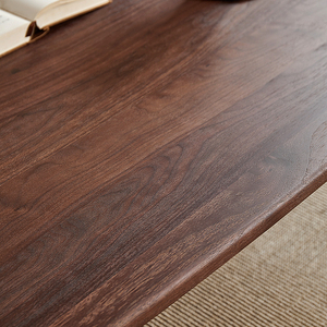 <span class=keywords><strong>Table</strong></span> basse <span class=keywords><strong>console</strong></span> moderne minimaliste Wabi Sabi en noyer noir américain, Mesa De Centro, directement de l'usine - Product Image 6