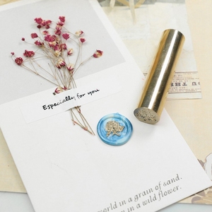 2025 <span class=keywords><strong>Mini</strong></span> Vòng Brass Tem Vàng Đồng Sáp Con Dấu Tùy Chỉnh Kim Loại Niêm Phong Sáp Tem Kit - Product Image 4