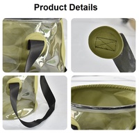 Camping pique-nique pliant Portable seau de pêche 500D bâche PVC Protection de l'environnement peut personnaliser la couleur et le Logo