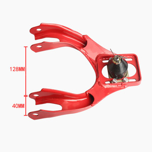 Bras de suspension avant réglables pour Honda EG 128MM Rouge Pièce de rechange - Product Image 1