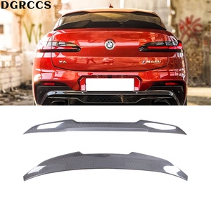 Original for X4 G02/X4M F98 PSM Style Honeycomb Carbon Fiber Non Perforated <b>Rear</b> <b>Spoiler</b> Trunk 2018-2023 - Product Image 1