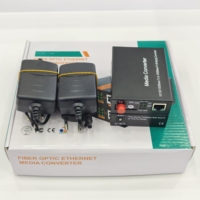 Convertidor de Medios de Fibra Óptica OEM ODM 1550nm SMF 20km Single SC 100Base Fast Ethernet