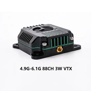 Transmisor de video FPV analógico de alta potencia de 4.9-6.1GHz, 88 canales, 3W, con ventilador de refrigeración para drones industriales - Product Image 1