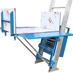 Konstruksi elektrik tangga angkat 200Kg Cargos Hoist Panel surya pengangkat untuk gudang - Product Image 4