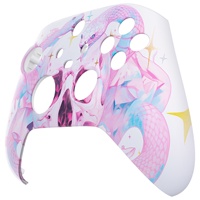EXtremeRate Celestial Serpent's Embrace Accessoires personnalisés Coque de remplacement du couvercle du boîtier avant pour manette Xbox Series X S