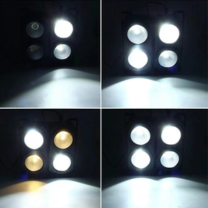 4x100W COB LED <span class=keywords><strong>Blinder</strong></span> Spotlight Putih Hangat & Dingin DMX512 Lampu Panggung untuk Pertunjukan KTV Dj Pernikahan Klub Bar Pesta - Product Image 6