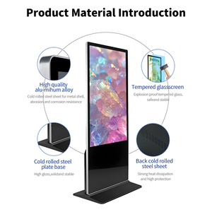 43 55 65 inch hiển thị kỹ thuật số Board signage adevetising kiosk LCD màn hình cảm ứng trong nhà thông minh Wifi tầng đứng máy nghe nhạc quảng cáo - Product Image 4