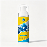 Nettoyant mousse multi-usages, spray antistatique, nettoyant mousse pour l'intérieur des voitures, pH neutre, détachant, spécifications personnalisées