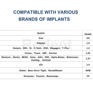 Strumenti per impianti dentali chiave dinamometrica avvitatori Kit protesico/chiave dinamometrica universale dentale chiave moncone per impianto - Product Image 2