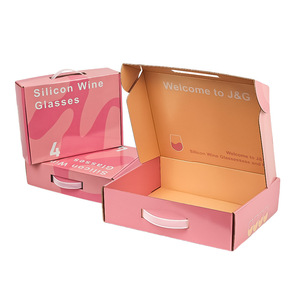 Nouvelles arrivées : boîtes d'emballage pour produits alimentaires en carton ondulé avec logo personnalisé, impression offset et poignées - Product Image 3