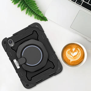 Armure étui pour tablette pour <span class=keywords><strong>Samsung</strong></span> Tab S10 Lite FE S7 <span class=keywords><strong>S8</strong></span> X700 X706 T870 S9 X510 11 Heavy Duty <span class=keywords><strong>Portable</strong></span> Stand PC Silicone Couverture Complète - Product Image 6