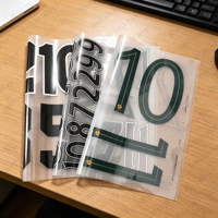 Transferts DTF en gros pour numéros d'équipe, motifs prêts à poser, autocollants numérotés pour maillots, prix usine pour les ateliers d'impression textile