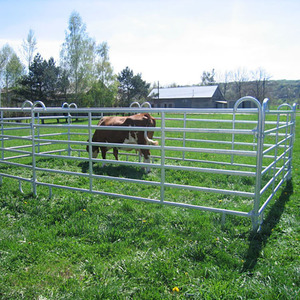 Panel Pagar Ternak Kuda Ternak Portabel Kualitas Tinggi Panel Pagar Korral Halaman Ternak Hewan Galvanis Celup Panas 12 Kaki - Product Image 4