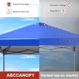 ABCCANOPY <span class=keywords><strong>BARNUM</strong></span> PLIANT 3X3 tente pliable 3x3 profi faltzelt Tente de pavillon pliante Motorsport 3x3m Stand Tube Imperméable Paddock - Product Image 5
