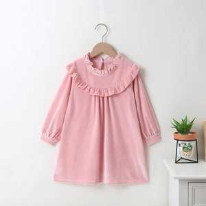 Vestidos para <span class=keywords><strong>Niñas</strong></span> 2023, Vestido de Encaje de Manga Larga para Otoño e Invierno, Vestido de Princesa de Terciopelo para <span class=keywords><strong>Niñas</strong></span>, <span class=keywords><strong>Ropa</strong></span> para <span class=keywords><strong>Niñas</strong></span> Pequeñas - Product Image 6