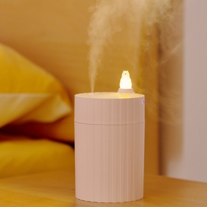 Practical Mini Cool Fog <b>USB</b>-powered Ultrasonic Humidifier with Night Light for Aromatherapy in Motels and Rooms - Product Image 1