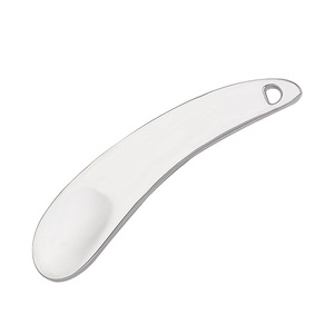 ไม้พายหน้าผิวหน้าทำจากโลหะผสมสังกะสีคุณภาพสูง - ที่ตักโลหะขนาดเล็กและอุปกรณ์ทาหน้ากากบำรุงผิว สำหรับการผสมผลิตภัณฑ์ดูแลผิว เครื่องมือนวดต่อต้านริ้วรอย - Product Image 5
