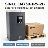 Convertisseur de fréquence VFD VSD 1,5 kW 220 V pour pompe à eau, variateurs de vitesse pour moteur AC monophasé/triphasé avec contrôle vectoriel sans capteur V/F