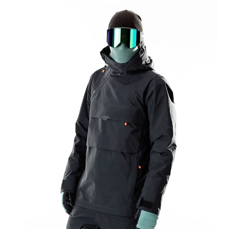 Chaqueta de esquí personalizada para hombre, abrigo de nieve impermeable, a prueba de viento, transpirable, con capucha, rompevientos, ropa de esquí y nieve