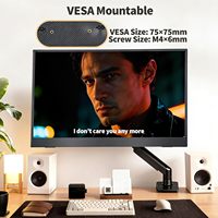 Monitor Portátil de 18.5 Pulgadas, 100Hz, 1080P FHD, Panel IPS, Tipo-C, 100% SRGB, Altavoces Duales, Soporte VESA para Laptops/Teléfonos/PS4/PS5