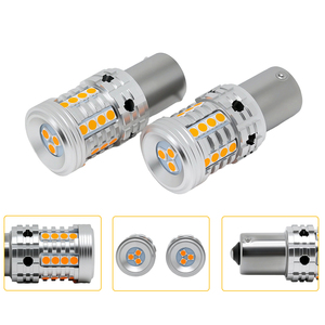 Sunkia BA15S BAU15S SUNKIA 3030 27SMD Canbus LED T20 7440 indicatori di direzione lampade senza errore 21W lampadine a LED <span class=keywords><strong>1156</strong></span> <span class=keywords><strong>P21W</strong></span> - Product Image 2