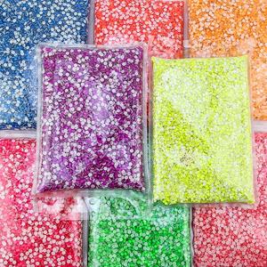 Grosir Tas Besar Warna Neon Kristal Perbaikan Tidak Panas Berlian Imitasi Belakang Datar Dalam Jumlah Besar Berlian Imitasi Kaca untuk Seni Kuku - Product Image 2