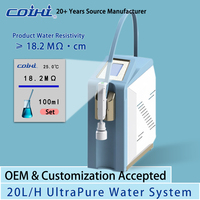 KH3.UW-20 Ultrareines Wassersystem: ≥10MΩ Wasser für HPLC, ICP, DNA-Sequenzierung & Zellkultur