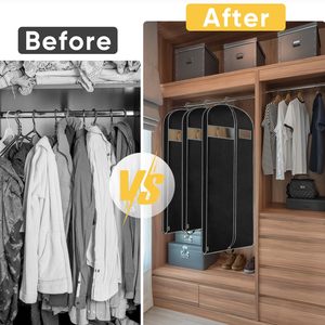 Tốt Nhất Bán Lớn Không Dệt Vải Gấp Phù Hợp Với Bìa Du Lịch Thời Trang Và Tủ Quần Áo Lưu Trữ Túi Xách May Mặc Quần Áo Bảo Vệ - Product Image 3