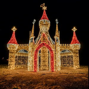 Lumière décorative extérieure IP65 en forme de château pour les projets d'éclairage de sites touristiques, parcs, places urbaines et festivals commerciaux - Product Image 1