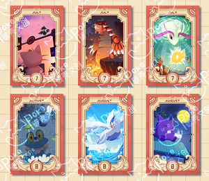 <span class=keywords><strong>Carte</strong></span> da Collezione ANHAO Poke Moned, Formato A5, Anime Giapponese Pokemoned, <span class=keywords><strong>Carte</strong></span> da Gioco Colorate da Collezione per Regali ai Bambini - Product Image 4