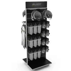 Tùy chỉnh Xe Máy Phụ Kiện Hàng Hóa Kệ Đội Mũ Bảo Hiểm Găng Tay Vớ Quảng Cáo Hiển Thị Đứng Giá - Product Image 5