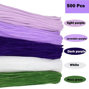 Wholesale Flower Accessories 100pcs/bundle Pipe Cleaners <b>Craft</b> Fuzzy Sticks <b>Wire</b> Chenille Stems 46 Colors Safety <b>Crafts</b> Supplies - Product Image 5