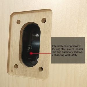 Nouveau systè<span class=keywords><strong>me</strong></span> de cordes murales de yoga Iyengar Les cordes murales de yoga acceptent l'unité murale personnalisable Pilates avec l'usine de source de panneau - Product Image 4