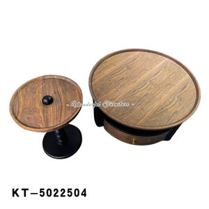 Vente directe d'usine Nouveau design de table basse Ensemble de table basse de salon en MDF - Product Image 2