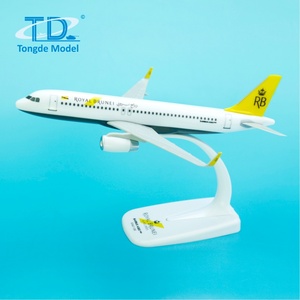 Royal Brunei Airbus A320neo modello <span class=keywords><strong>di</strong></span> plastica in scala 1/200 piccolo aeroplano artigianale personalizzabile CE regali economici certificati - Product Image 1