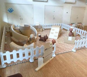 Équipement de jeu souple mobile AUDATOYS marron de 4 à 5 mètres pour locations de fêtes d'enfants en intérieur, capacité de 500 kg - Product Image 2