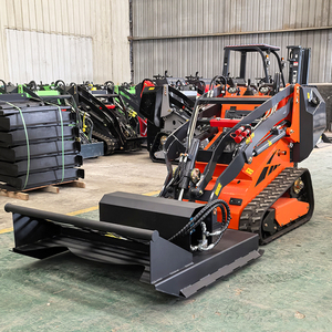 Derette 450 Chất lượng cao theo dõi <span class=keywords><strong>mini</strong></span> loader <span class=keywords><strong>Mini</strong></span> Skid chỉ đạo Bộ nạp với bàn chải Cutter file đính kèm - Product Image 5