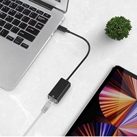 Adaptateur réseau filaire USB-C Thunderbolt 3 vers Ethernet Gigabit pour ordinateur de bureau - En stock