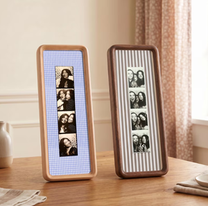 Cadre <span class=keywords><strong>photo</strong></span> en bois massif sur mesure avec coins arrondis, cadre <span class=keywords><strong>d</strong></span>'affichage pour bande de photos OEM pour 4 photos instantanées - Product Image 2