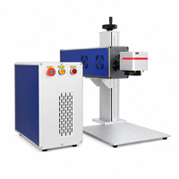 Machine de marquage laser à fibre de type divisé Shandong Chenmai, source Raycus CNC, haute précision pour le marquage du métal et de la pierre