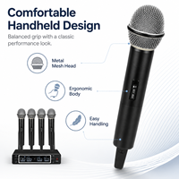Système de microphone sans fil KU50R UHF pour chant, système de microphone de haute qualité, audio professionnel pour scène live, répétitions de groupe, événements