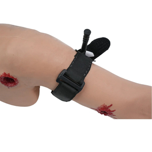 Simulador de Control de Hemorragias Yulin: Modelo Anatómico de Brazo para Entrenamiento con Torniquete de PVC y Silicona para Empacar Heridas Medianas y Detener Hemorragias - Product Image 5