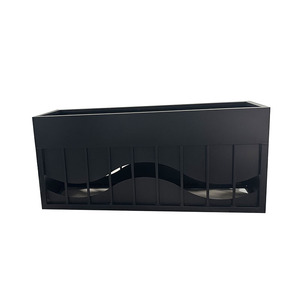 <span class=keywords><strong>Jardinière</strong></span> rectangulaire en métal personnalisée boîte aux lettres grand pot d'arbre extérieur en métal pour les parcs publics à l'extérieur pot de plante décoratif en acier - Product Image 3