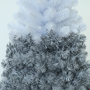 Sapin de Noël moderne noir et blanc avec décorations minimalistes, pin artificiel populaire pour la décoration de la maison, du bureau et des fêtes - Product Image 3