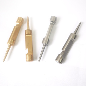 Premium Blank CNC-milled S.S 304 Brass Single Prong Golf Turf Divot <b>Tool</b> & Bottle Opener Pitch Repair for Laser <b>Engraving</b> - Product Image 5
