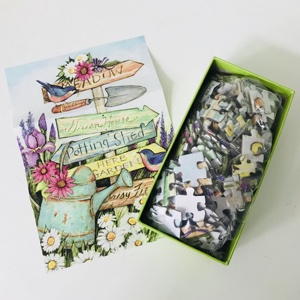 Promotional OEM flower puzzle intelligence games 1000 piece puzzle paper jigsaw puzzles for adults - Product Image 2