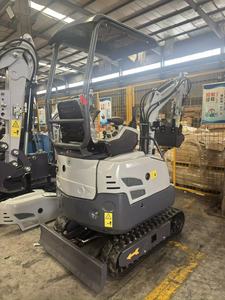 Nouvelle mini-excavatrice sur chenilles de 1 tonne, grue de construction hydraulique grise, excavatrice d'occasion de 1,8 tonne, 1 tonne, 2 tonnes - Product Image 6