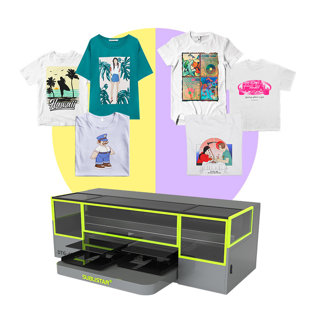 Sublistar DTG-4050II DTG Printer Direct to Garment Machine Pet Film Dtf Printer for Cloths T-shirt A3 Brother Print Head